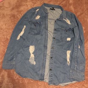 Forever 21 Jean Top Jacket